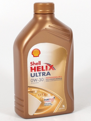 Моторное масло Shell Helix Ultra PRO AV-L 0W-30, 1л